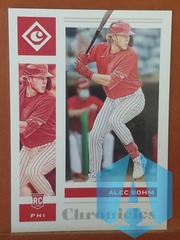 2021 Panini Chronicles #1 Alec Bohm RC